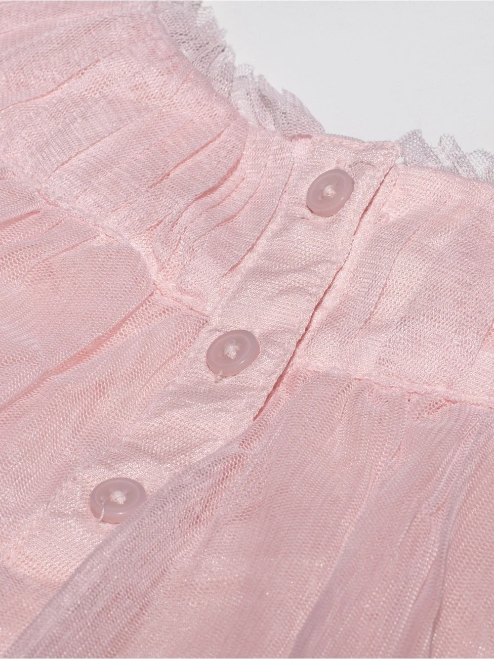 Mini Boden Tiered Tulle Dress | Chalk Pink Hearts
